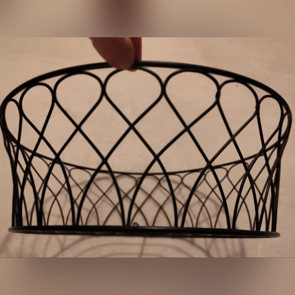 Pier 1 Black Wire Basket